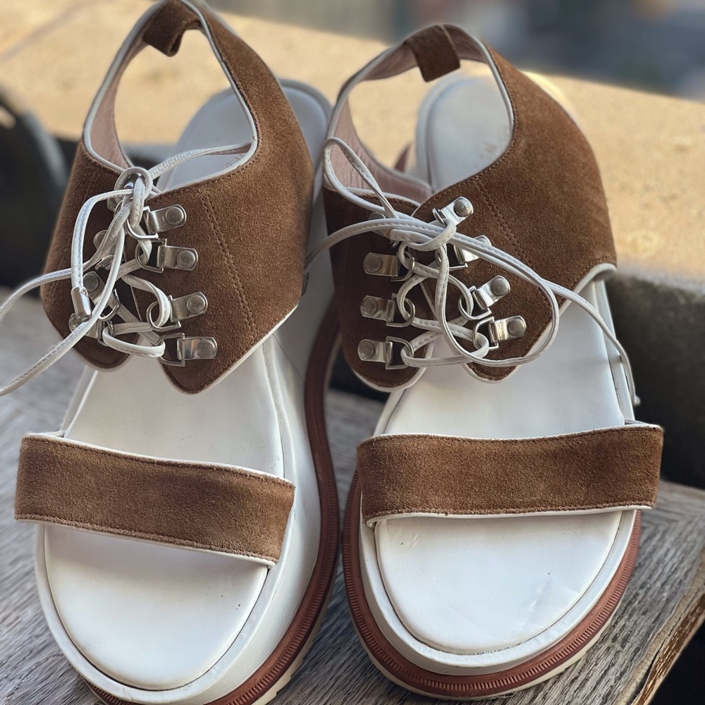 Suede sandals, boho ,  basic, ,chunky, vacation, cozy